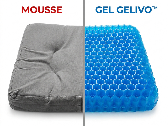 3) La mousse s'aplatit. À chaque fois.